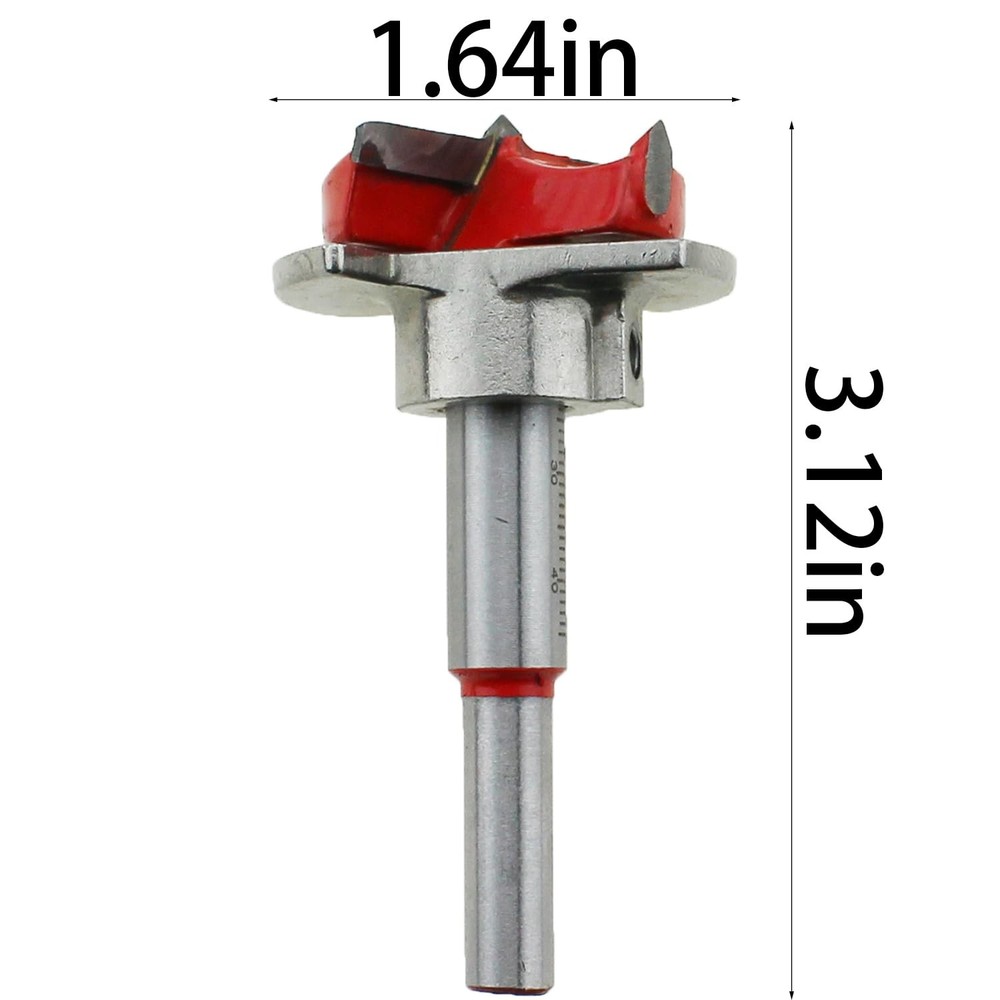 Concealed Hinge Clamp Kit with 35mm Drill Bit Woodworking Tool Jig