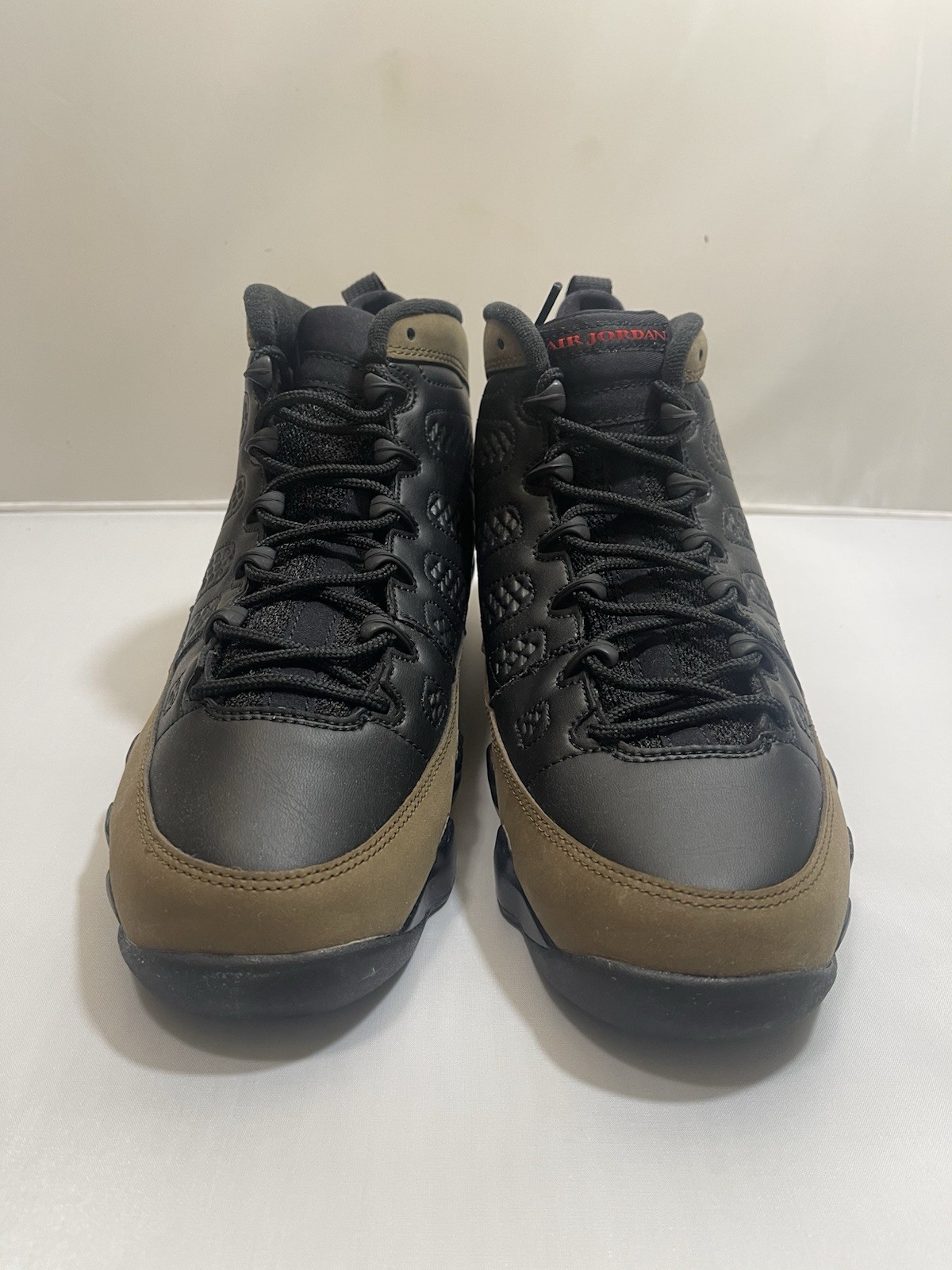 Nike Air Jordan 9 Retro GS Black/True Red Light Olive HV4574-030 Boys Size 7Y