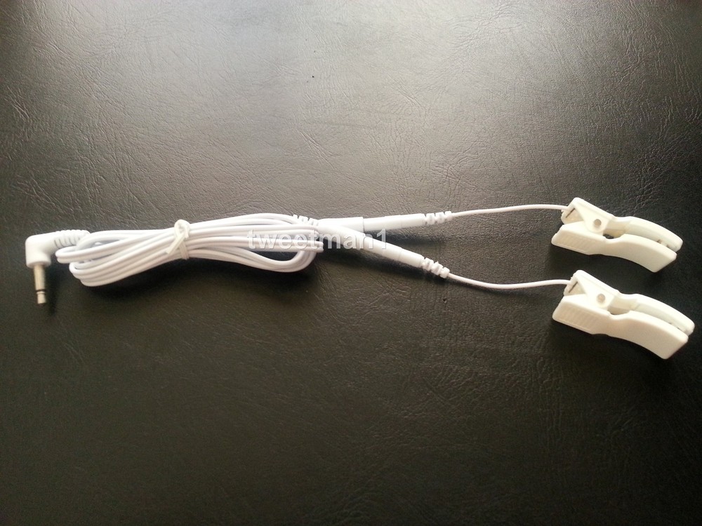 INTERCHANGEABLE ELECTRODES/LEAD CABLES~2 EAR CLIP ELECTRODES + 3.5mm LEAD CABLE