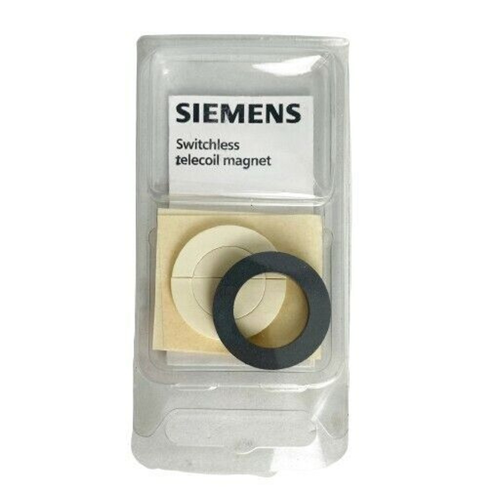 Siemens Switchless Telecoil Round Black Magnet