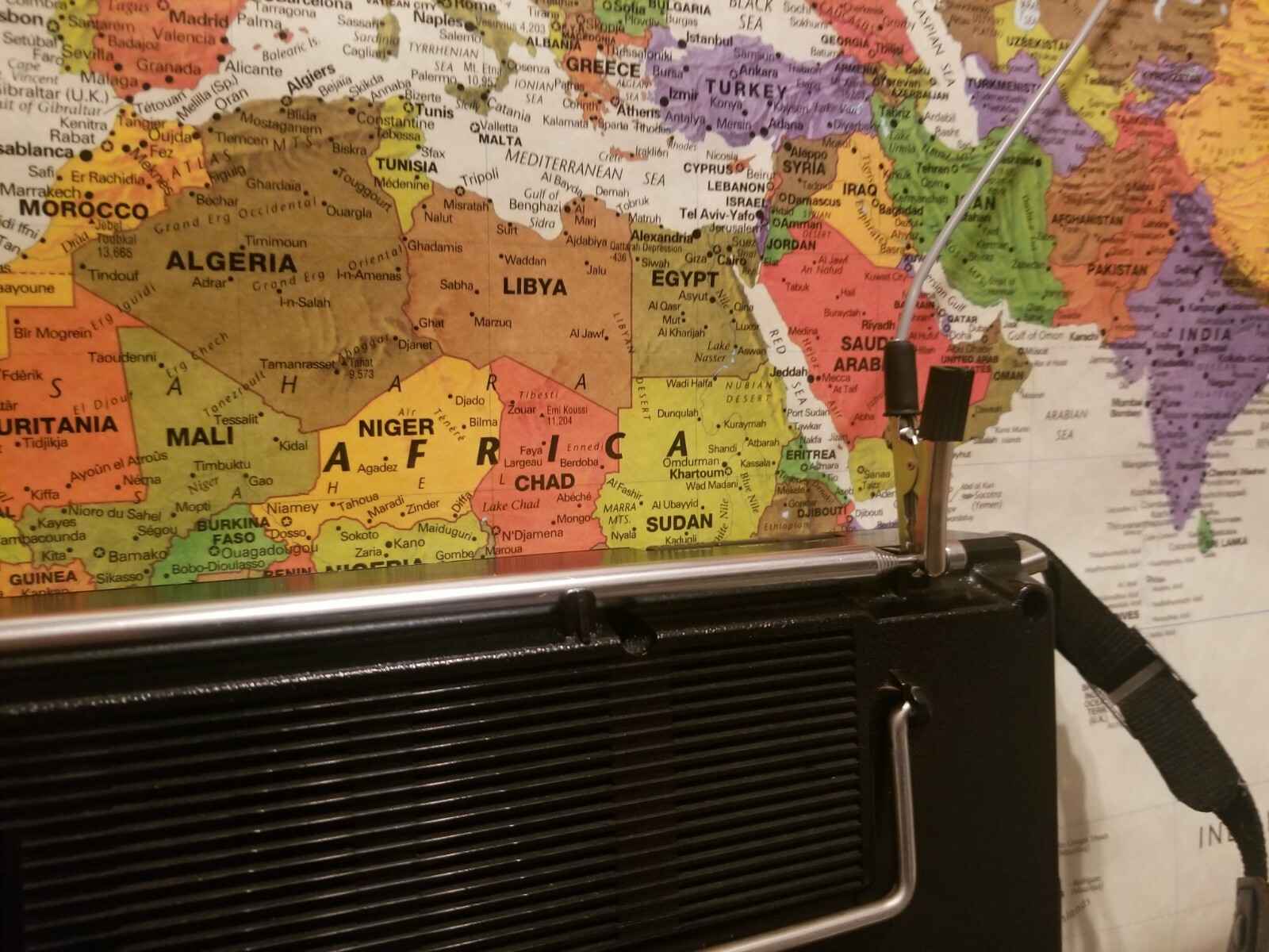 External Antenna for Shortwave & FM Fits ATS 25 & ALL Radio's w/ BNC Jack