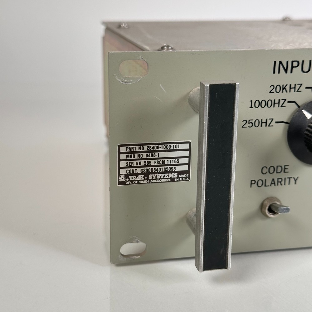 Trak Systems 8408-1 Input Filter 28408-1000-101