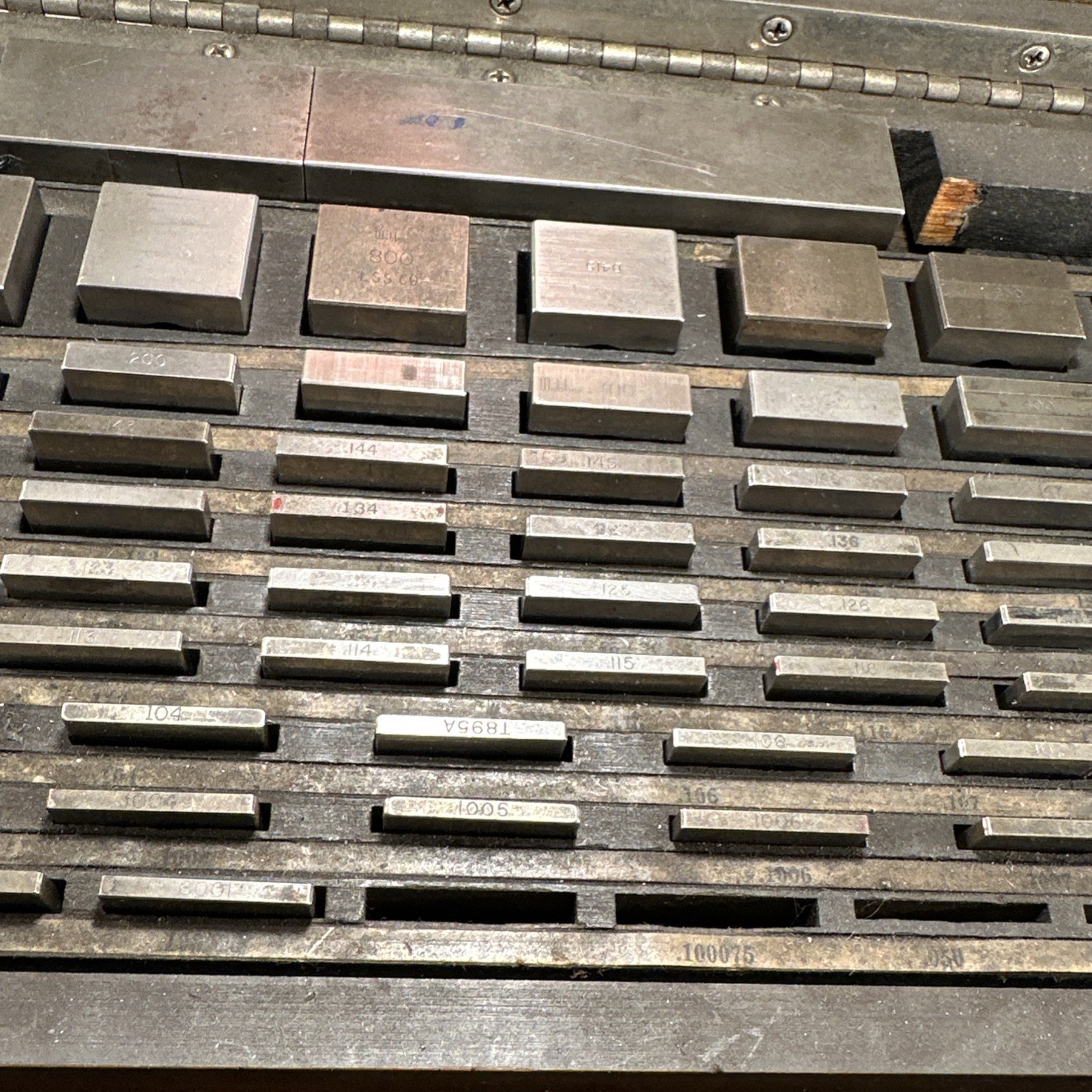 Vintage Starrett Webber 613A Model SS81A1X GR 3 Gage Block Set 95 Plus Pieces