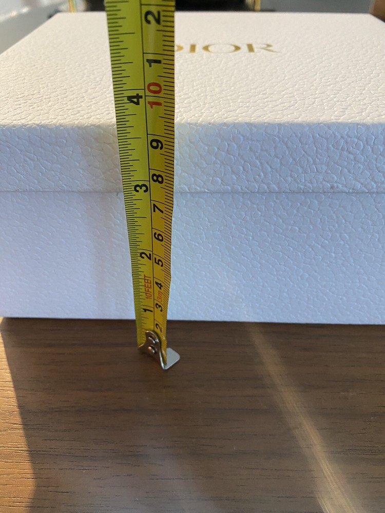 DIOR 2 WHITE EMPTY GIFT BOX AUTHENTIC Medium And Small Sizes In Pics