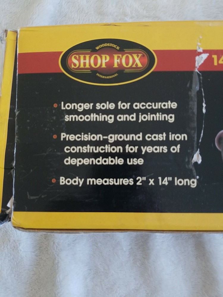 Shop Fox D2674 Jack Plane 2" x 14"