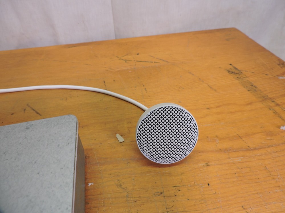 Audex M3 Tri-Element Hanging Ceiling Microphone with 4' Cable Tested working