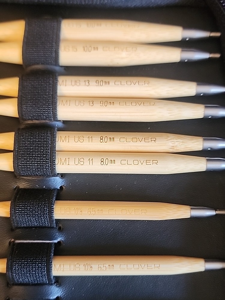 Clover Interchangeable Circular Knitting Needles Takumi Combo\ Set