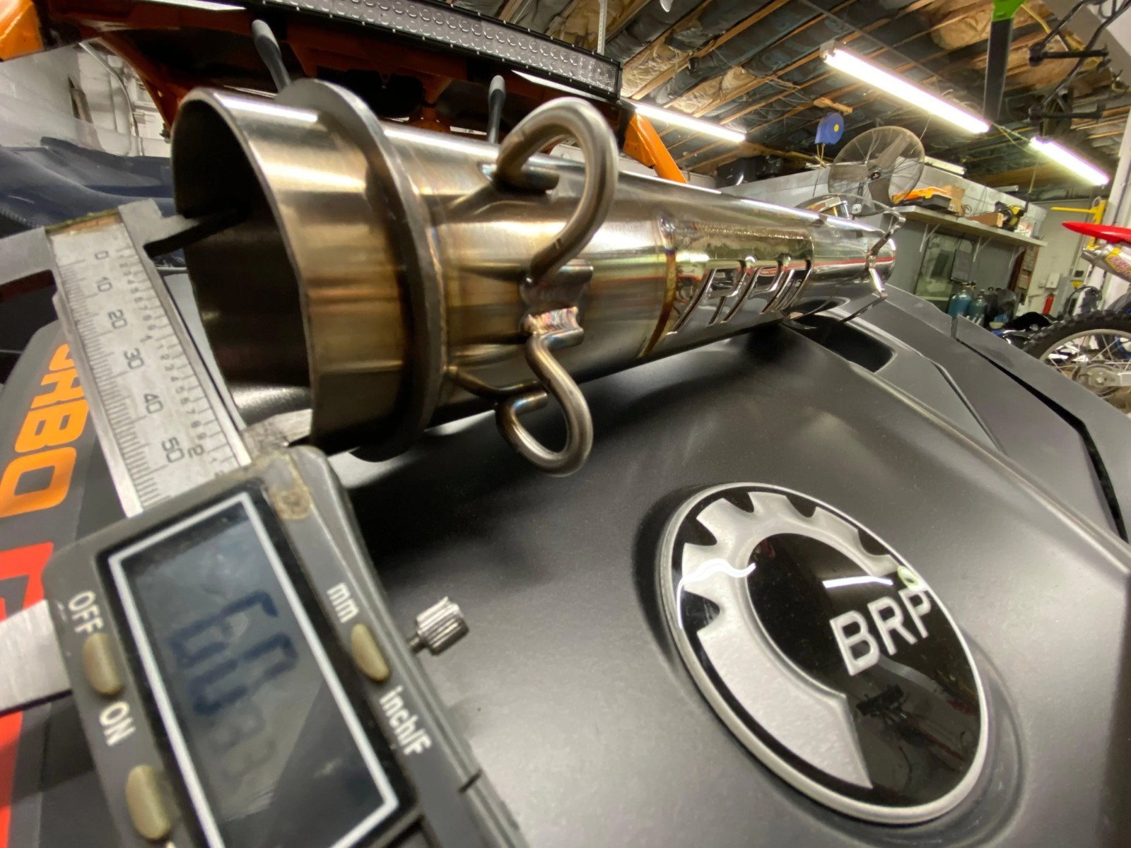 RPM Big Mouth Mid Pipe for Can-Am X3 MAX RS TURBO R