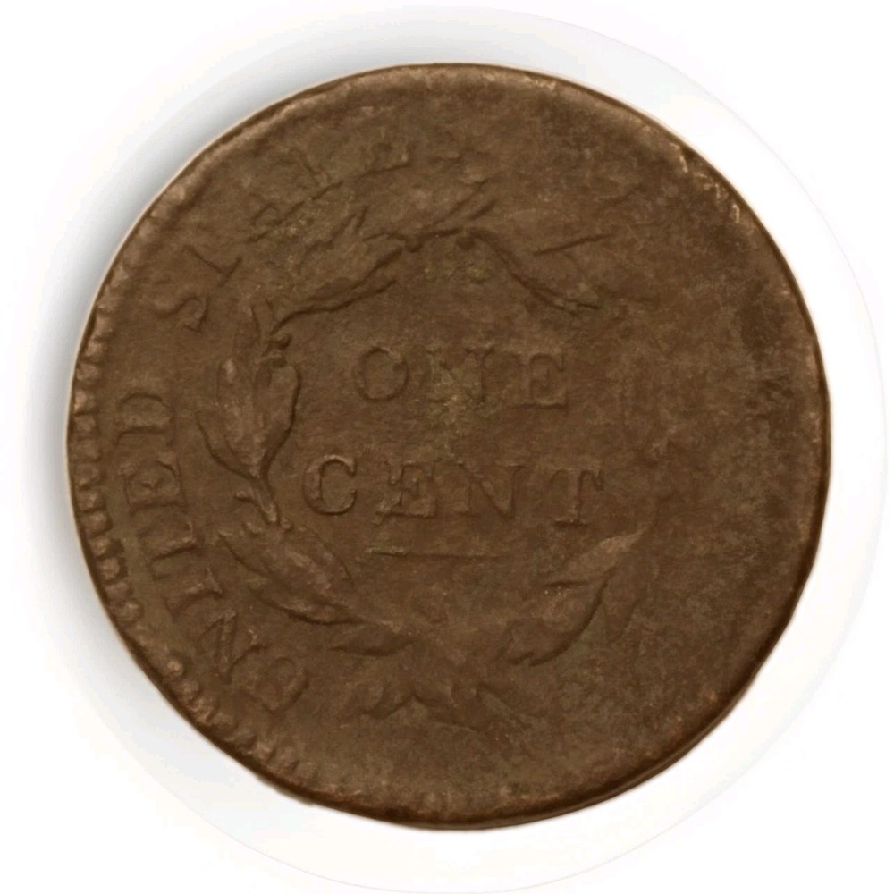 1816 Large Cent Coronet Head VG Scratched