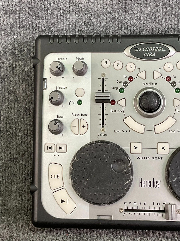 Hercules USB DJControl MP3 e2 2-Channel DJ Controller Compact & Portable