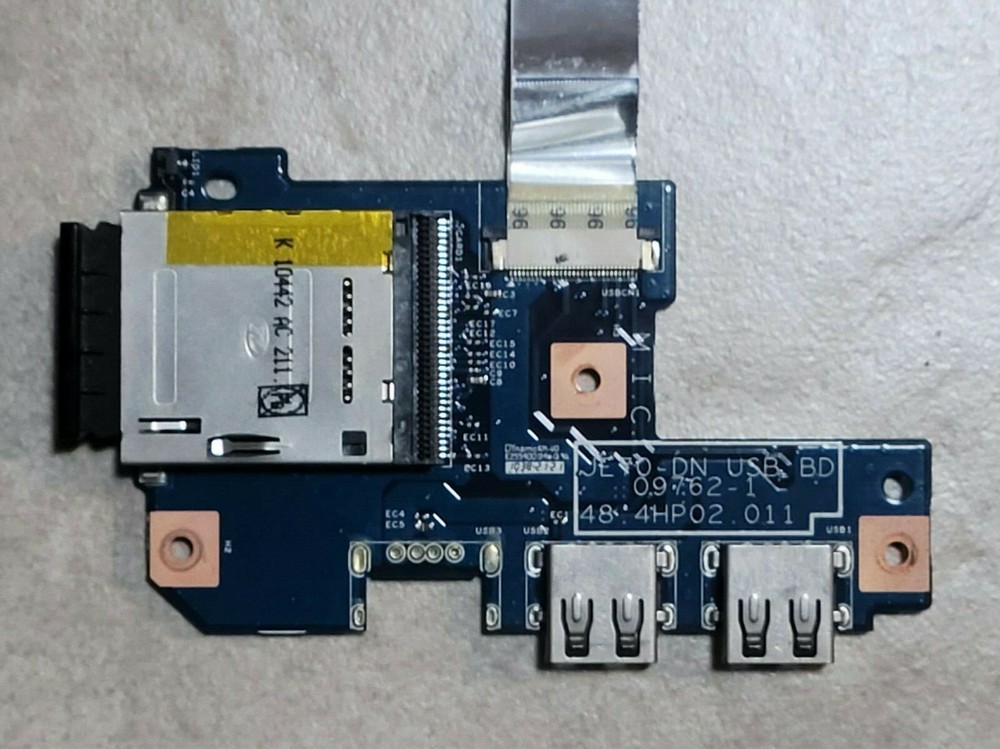 DELL GATEWAY LAPTOP MS2291 COMPUTER USB SD CARD READER CIRCUIT BOARD JE70-DN