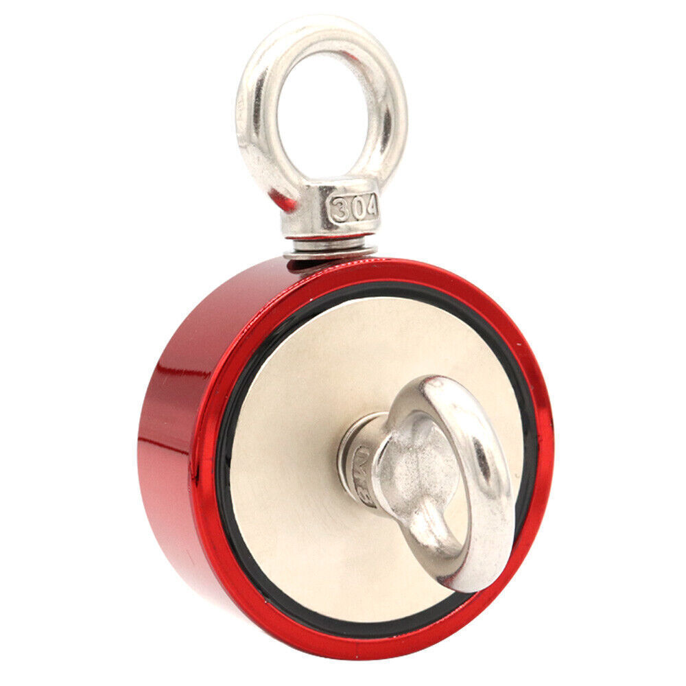 Fishing Magnet Kit Up To 2000lbs Pull Force Super Strong Neodymium +33ft Rope