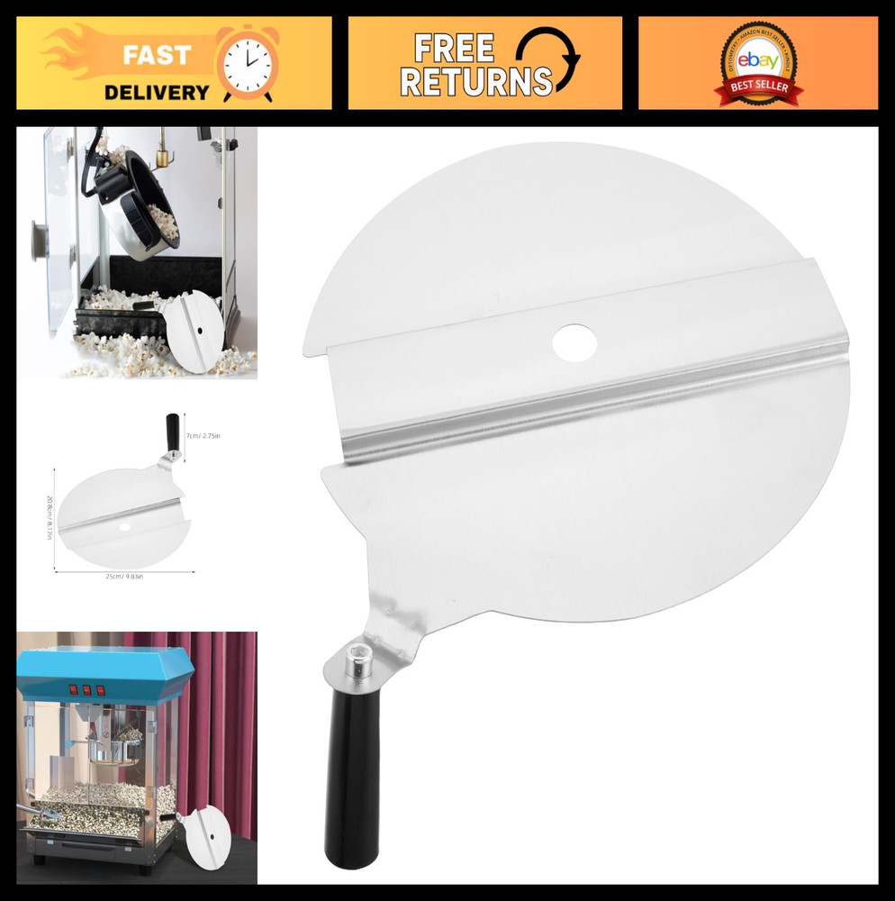 Universal Popcorn Machine Pot Lid with Handle Grip - Durable Replacement Part, E