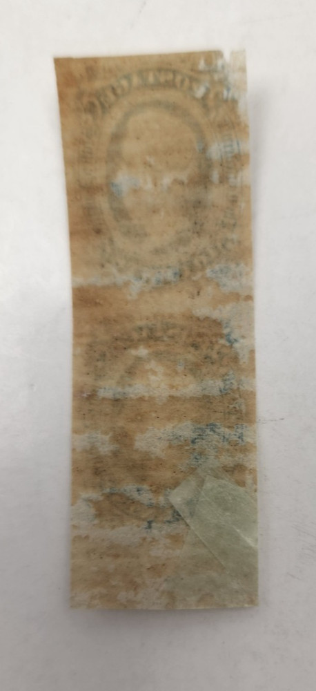 Civil War CSA 10 Cent Stamp Keating & Ball 1863 Jefferson Davis # 9 pair