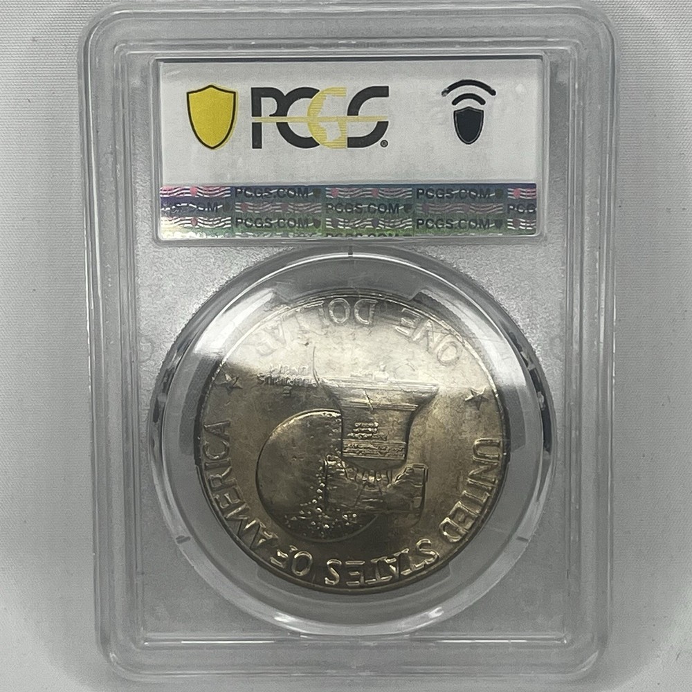 MS65 1976 Type 2 Eisenhower Dollar Ike PCGS Blue Label bicentennial