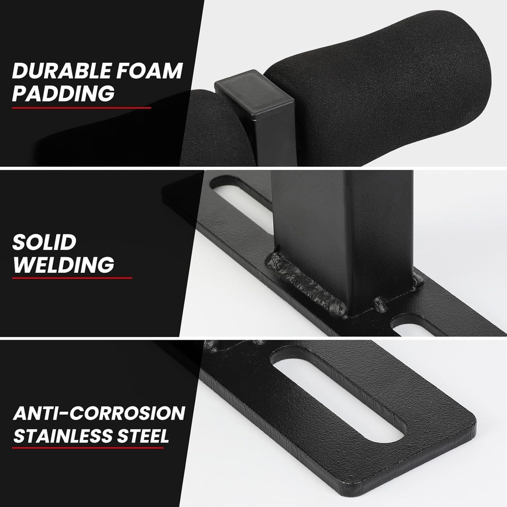 Nordic Hamstring Curl Squat Rack Attachment, Sit Up Assistant Device Abdominal C