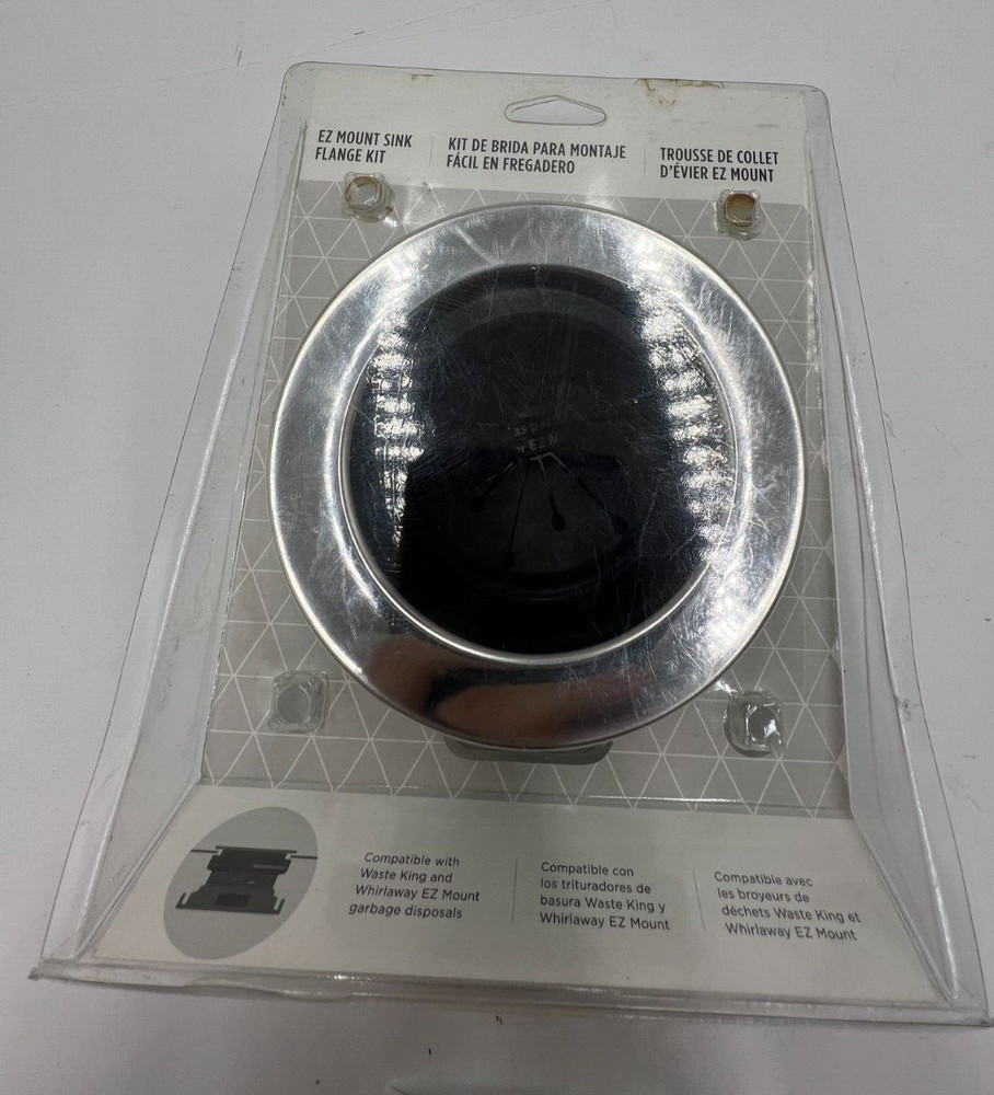 Moen EZ Mount Garbage Disposal Sink Flange Hardware 1030 Silver Black