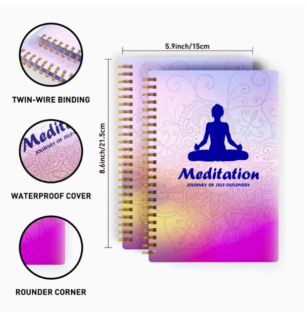 Meditation Journal Workbook Notebook A5 New