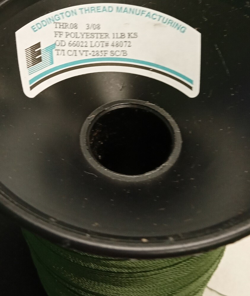 Eddington Thread US Military OD Green Thread Polyester 1LB Spool 66022 VT-285F