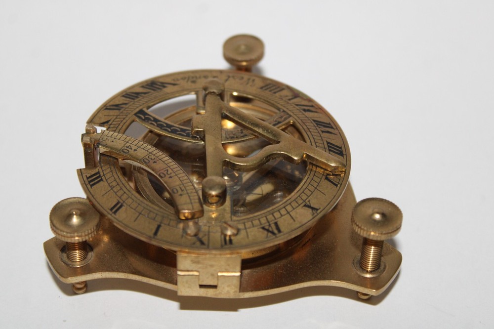 West London Sundial Compass Solid Brass