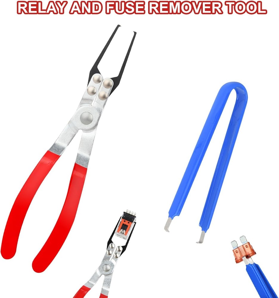 Aleric Relay Puller Pliers & Fuse Puller Set