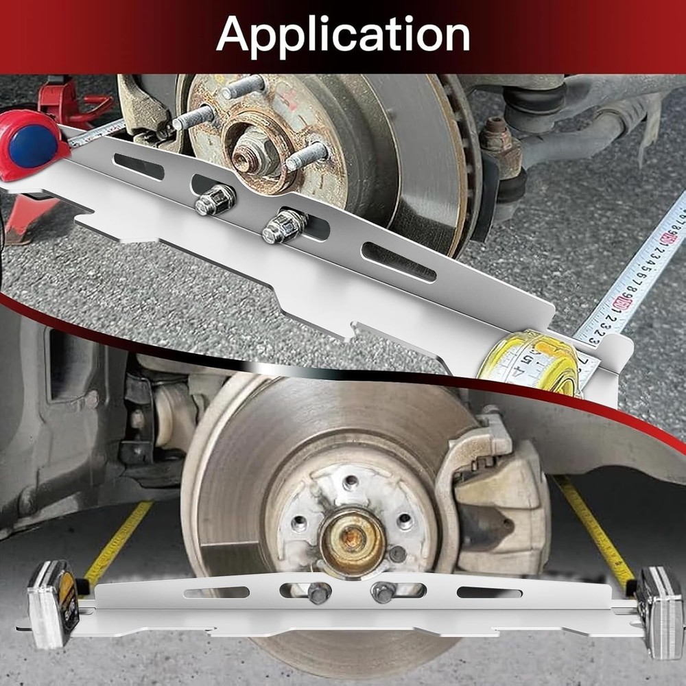 Wheel Alignment Tool Plates 2 Pack Toe Alignment Tool with 2 Measuring Tapes ...