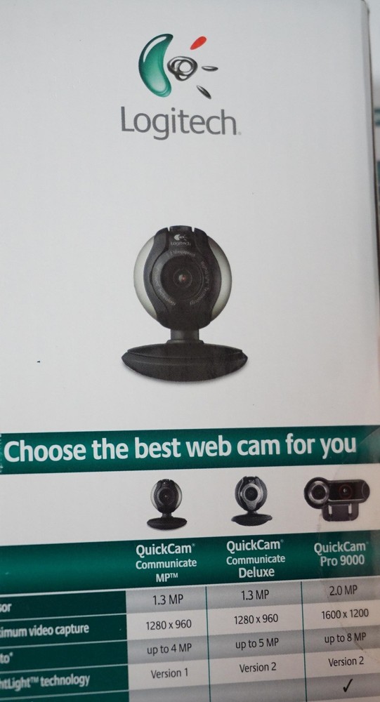 -=LOT 2=-=NEW=-LOGITECH QUICKCAM COMMUNICATE MP S5500 WEB CAM W/MICROPHONE