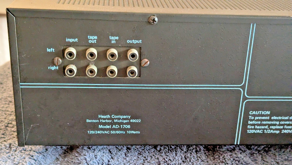 HEATHKIT AD 1706 Active Audio Processor - TESTED, WORKS