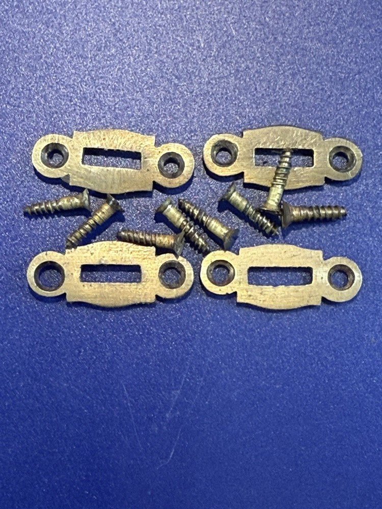 Four (4) WEDGE PLATES, Eight (8) SCREWS, Black powder Muzzleloading rifle