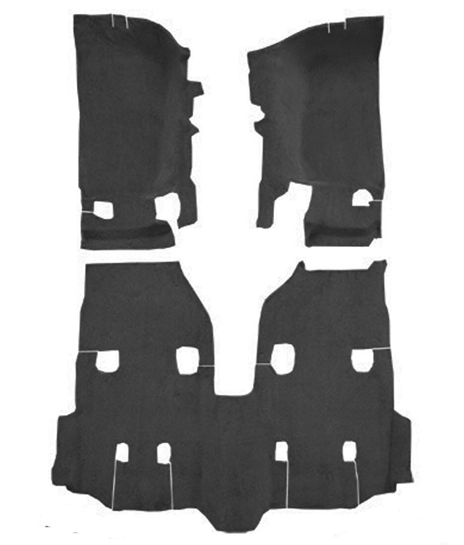 New! Passenger Area Carpet Set Molded Fits 2011 - 2018 JEEP Wrangler