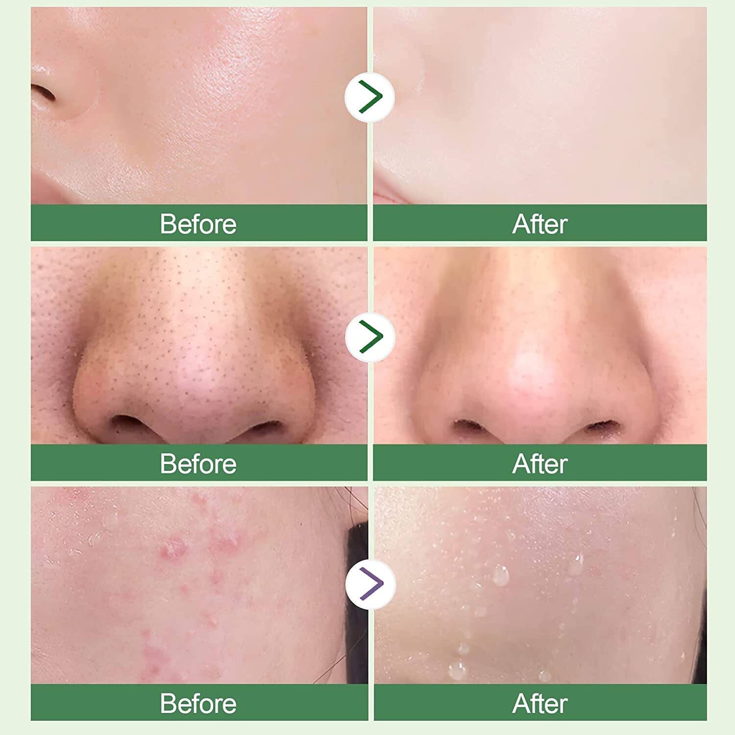 4 × Green Tea Purifying Clay Stick Mask for Deep Clean Pore Blackhead Remover US