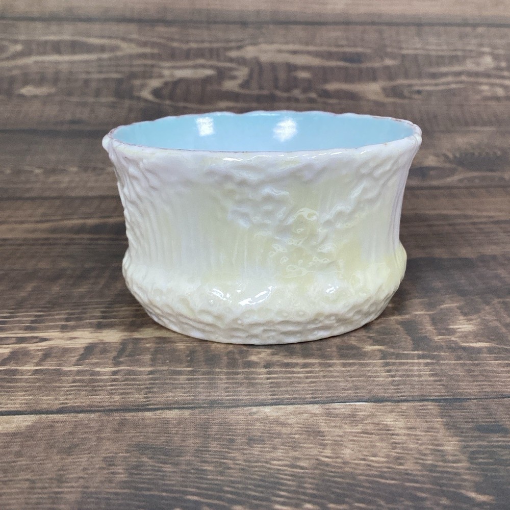 Antique Pair Open Master Salt Cellar, Salt Dip