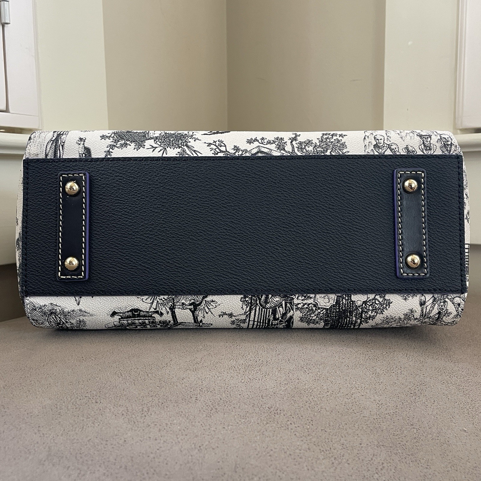 Dooney & Bourke Disney 2025 Haunted Mansion Toile Satchel Bag - NWT