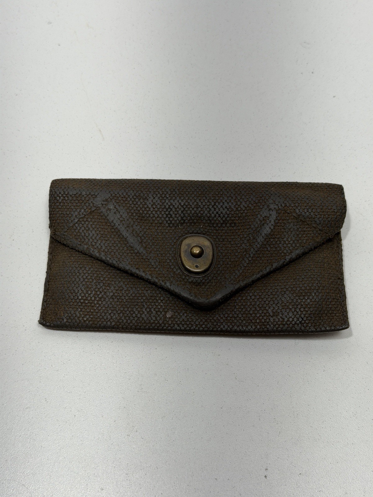 ORIGINAL WWII US ARMY INFANTRY M1942 FIRST AID CARLISLE BANDAGE CARRY BELT POUCH