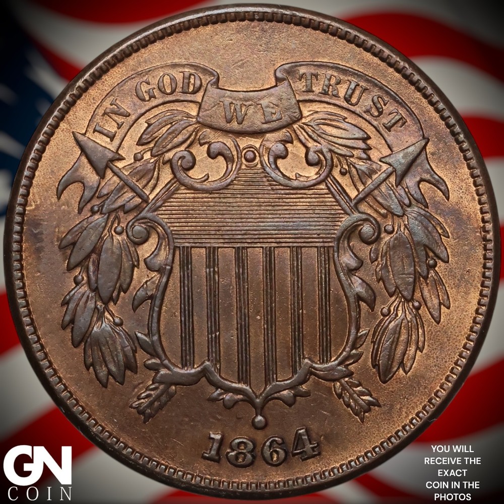 1864 2 Cent Piece A9116