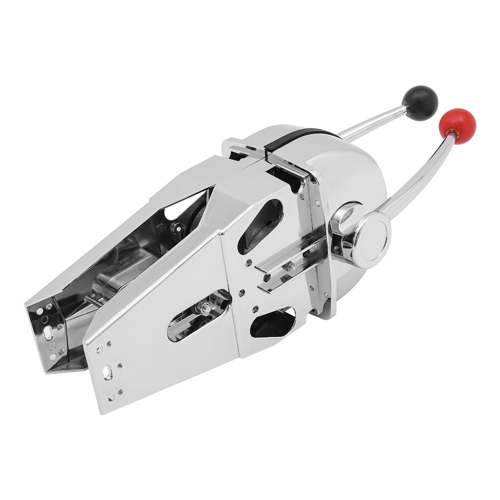 Twin Lever Marine Dual Engine Throttle Control Boat Handle Universal Control