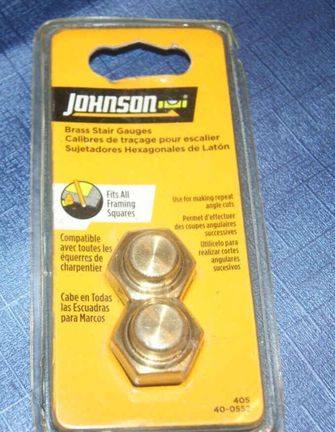 JOHNSON BRASS STAIR GAUGES
