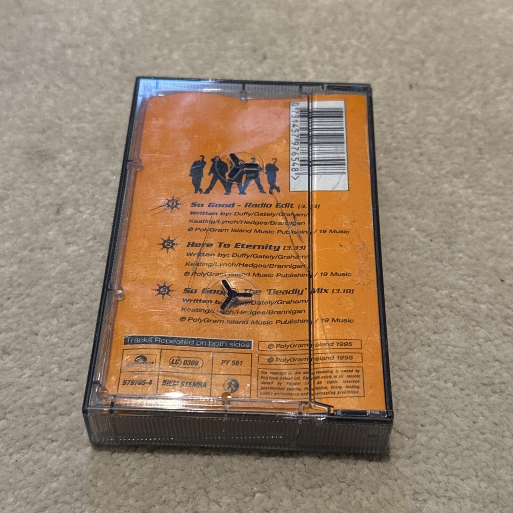 BOYZONE SO GOOD CASSETTE 1995