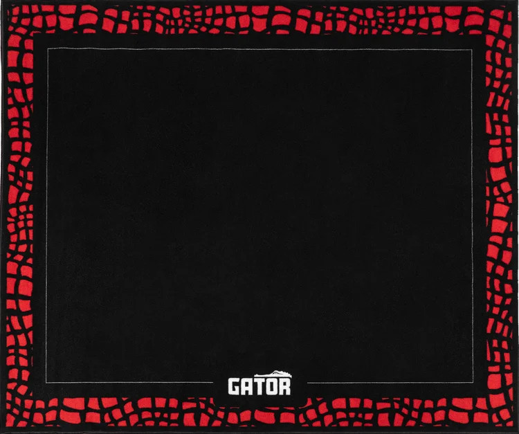 Gator Drum Rug - Black