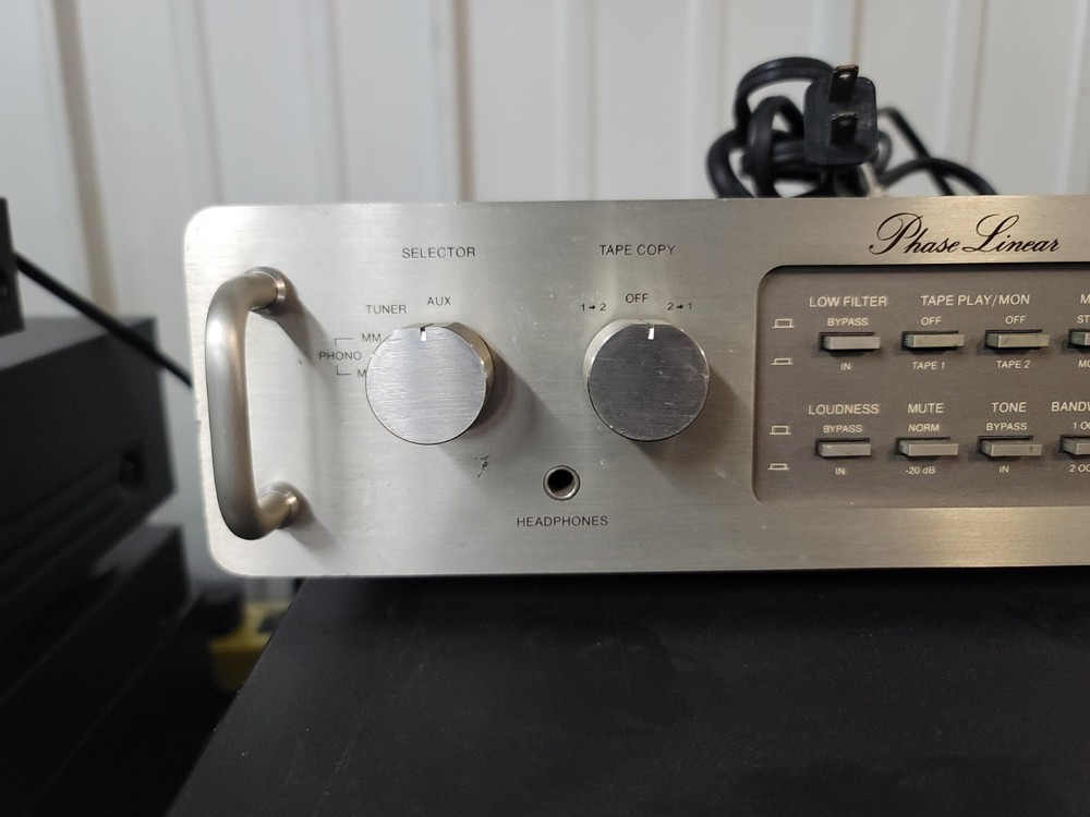 Phase Linear Model 3500 Series 2 Pre-Amplifier - Original - Working -Handles!