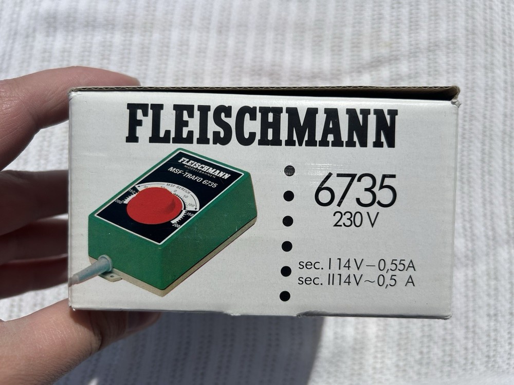Fleischmann HO 6735 230V MSF-TRANSFO Transformer Model Train Controller - (EX)