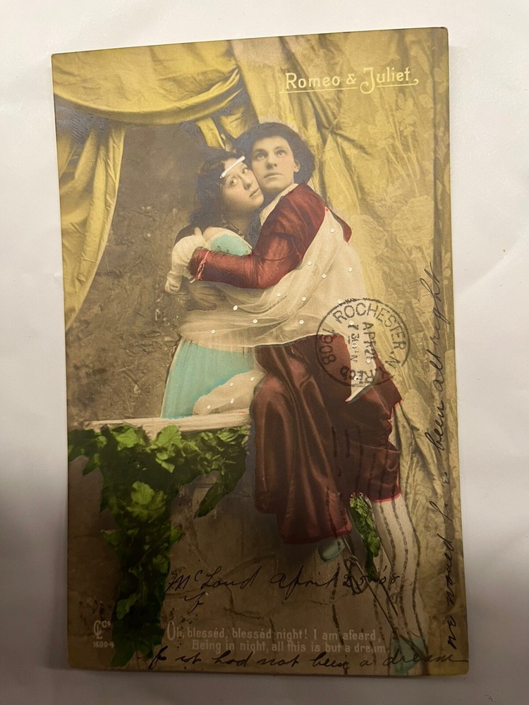 Benjamin Franklin Stamp On Postcard 1908