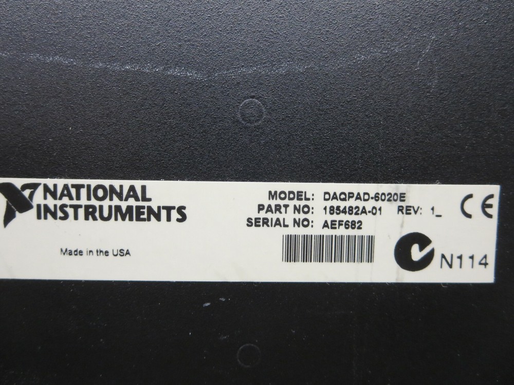 National Instruments, Pt # 185482A-01, Mod # DAQPAD-6020E, Module Input/Output