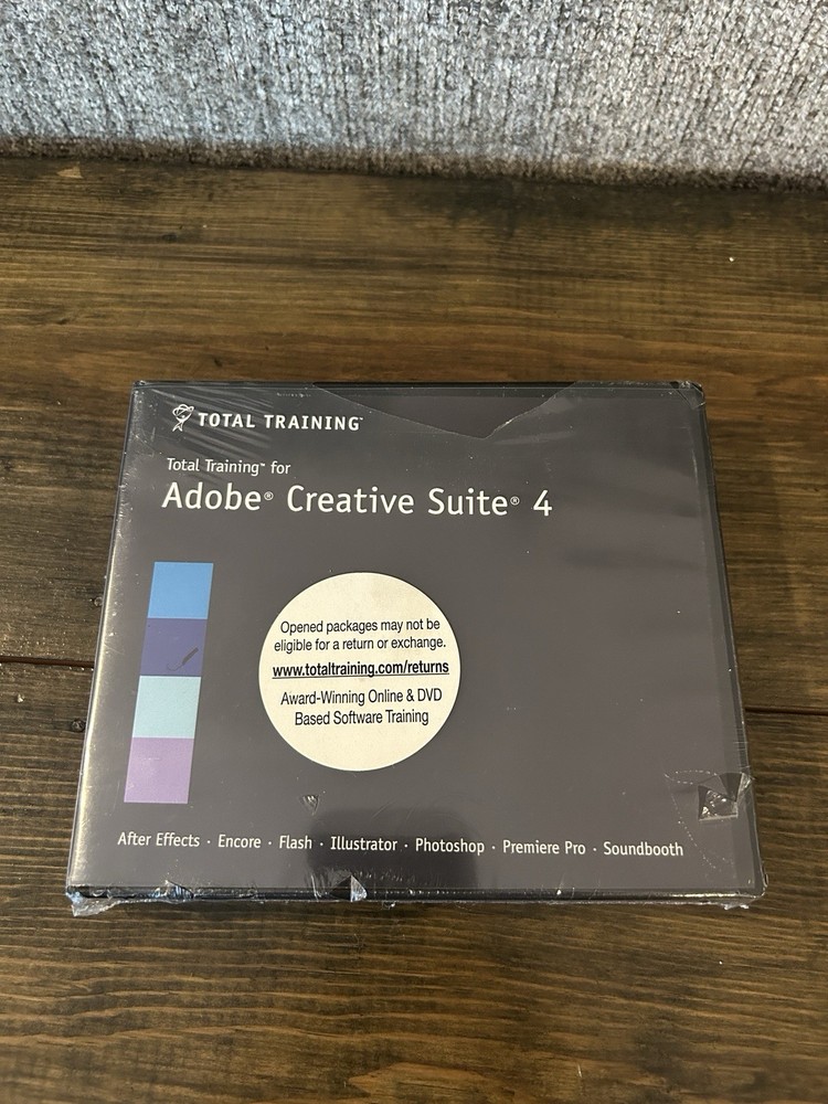 Total Training For Adobe Creative Suite 4 Production Premium DVD Bundle SEALED