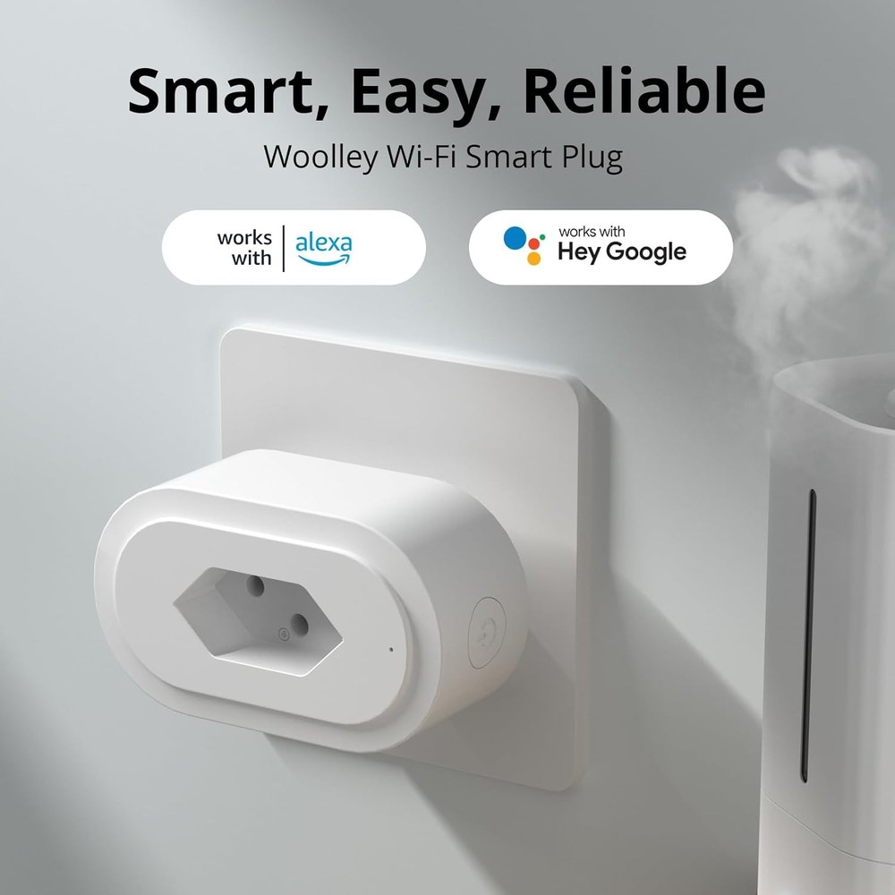 2 Pack WiFi Smart Plug with Remote Control Timer for Alexa and Google Home