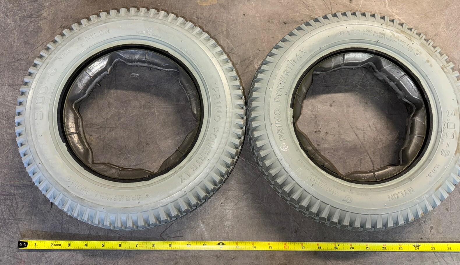 Primo Powertrax Jazzy TIRES ONLY foam Filled 3.00x8 Wheelchair Parts tire 13"