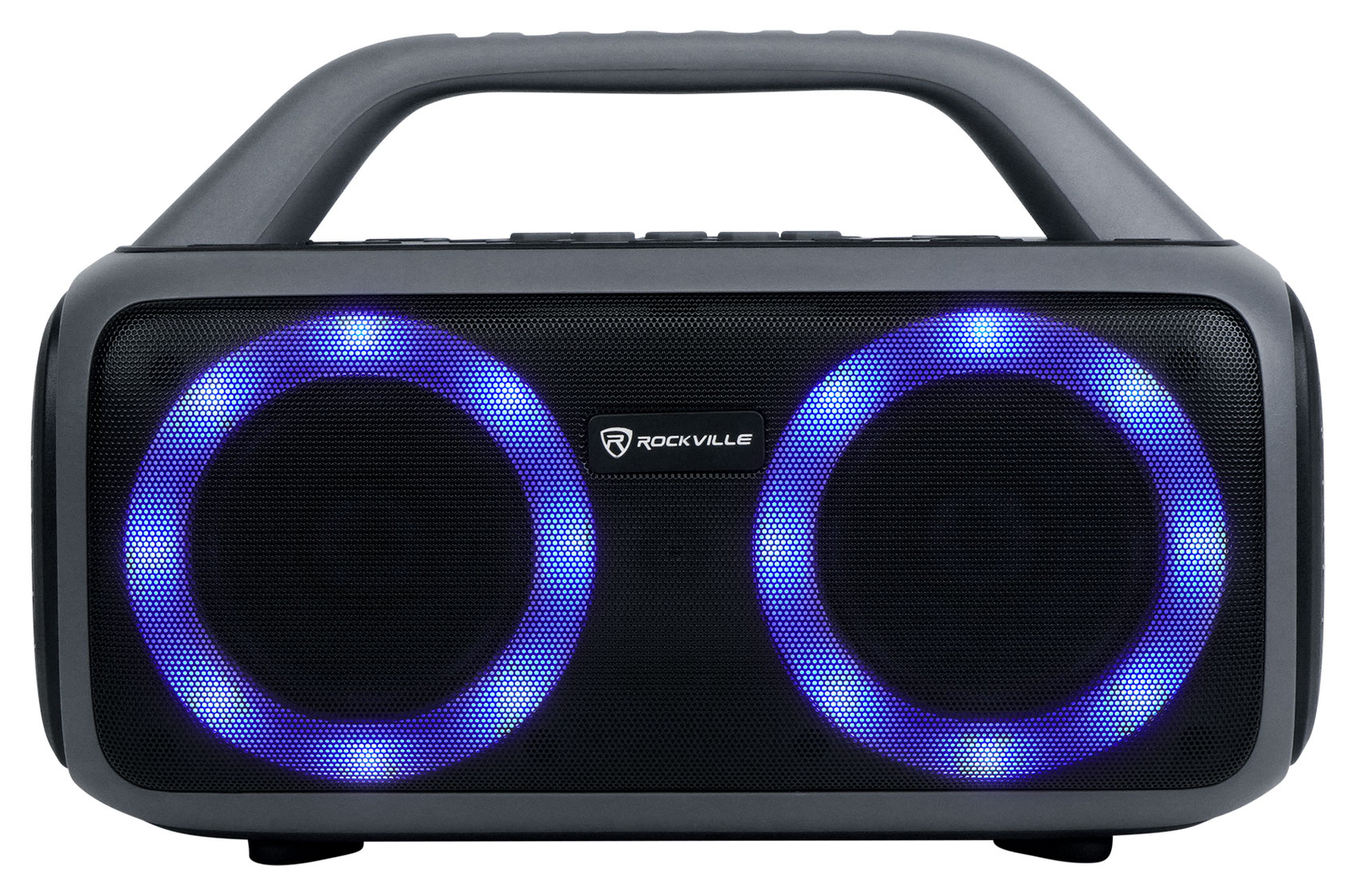 Rockville RPB50 Large and Loud Portable Bluetooth Speaker with LED+Long Battery