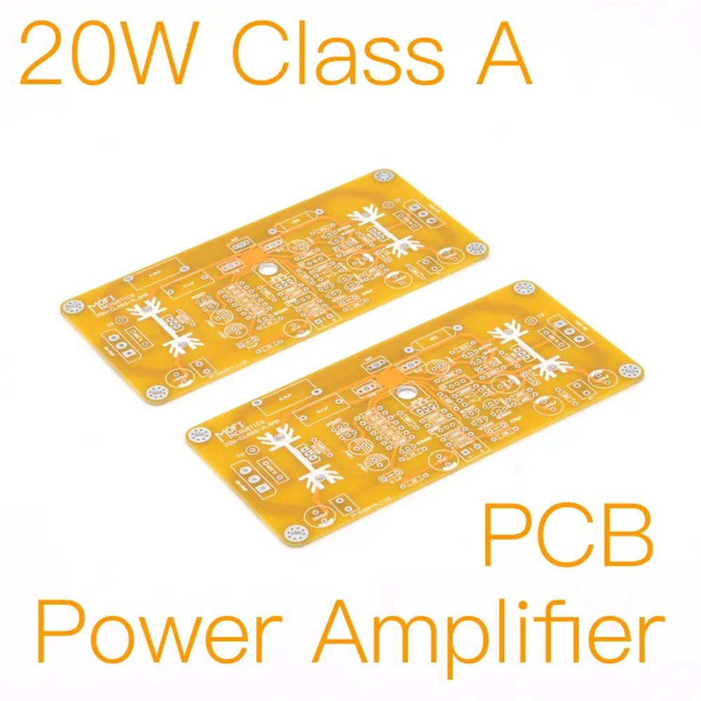 1pair 20W Class A Power Amplifier PCB Board
