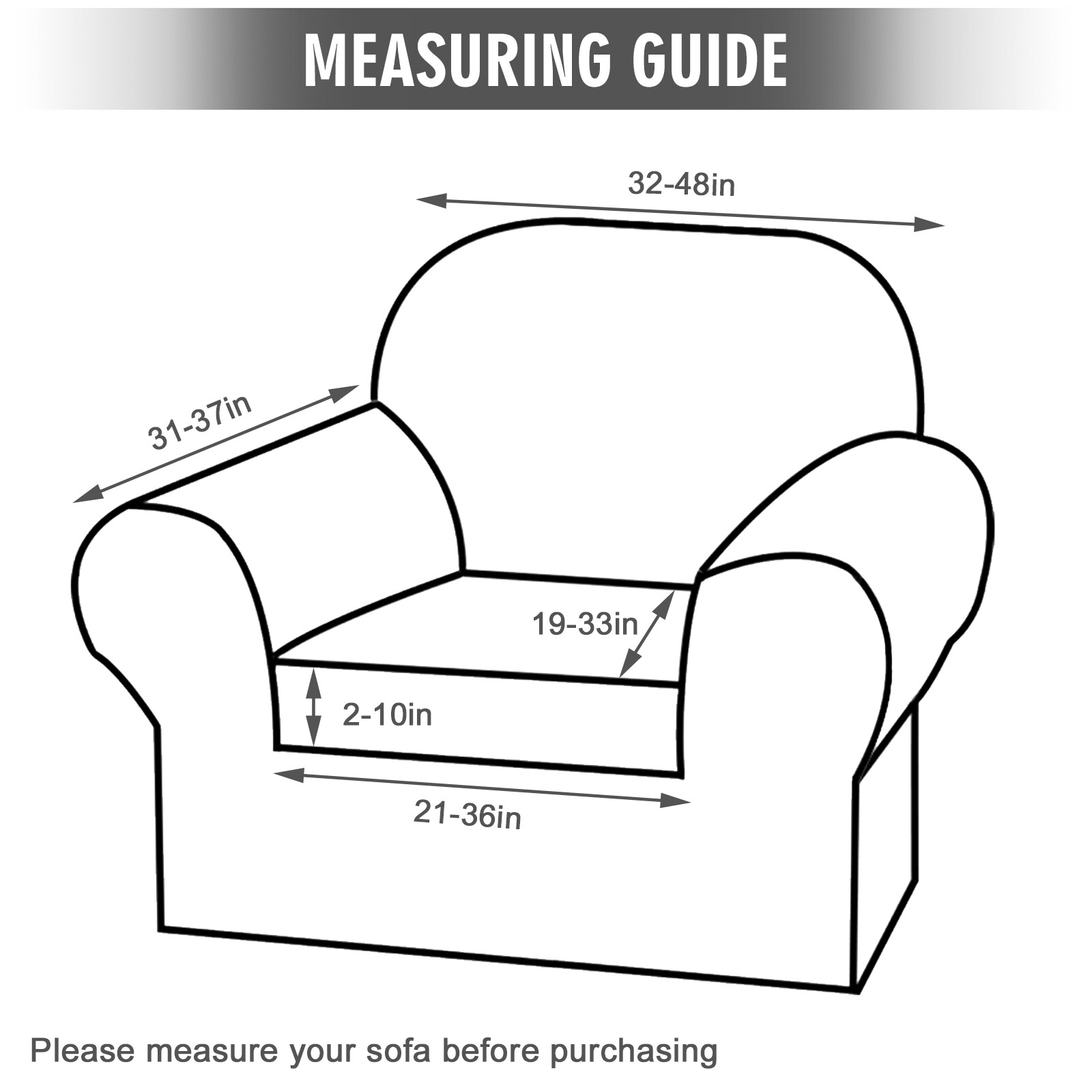 Stretch Sofa Couch Covers Velvet Sofa Slipcover Separate Fit Seat Cushion Cover