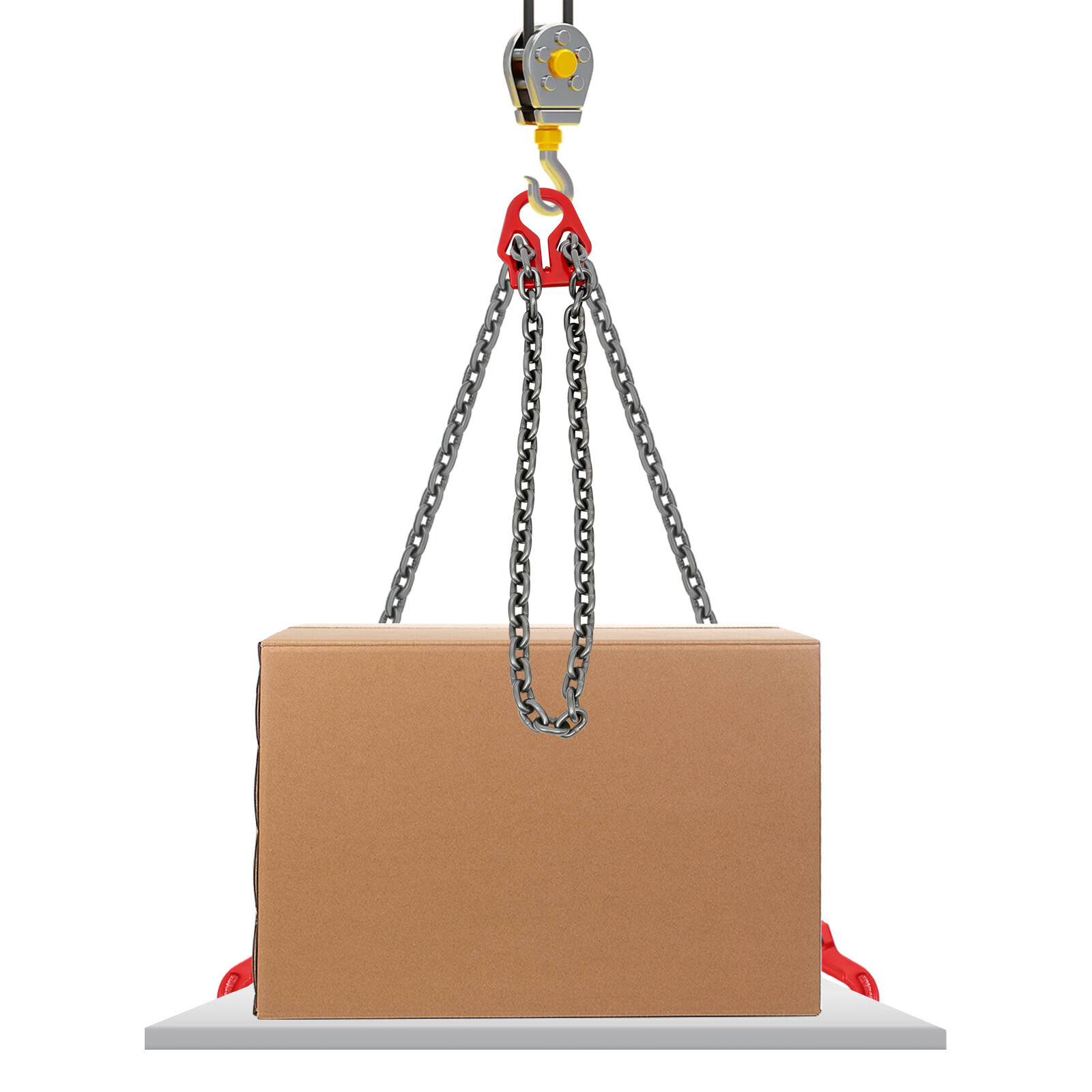 5/16 in*10FT Adjustable Chain Sling with Grab Hook Lifting Chains 5T/11023 lbs